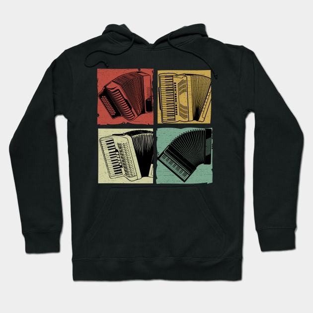 Vintage accordion design Hoodie by vpdesigns